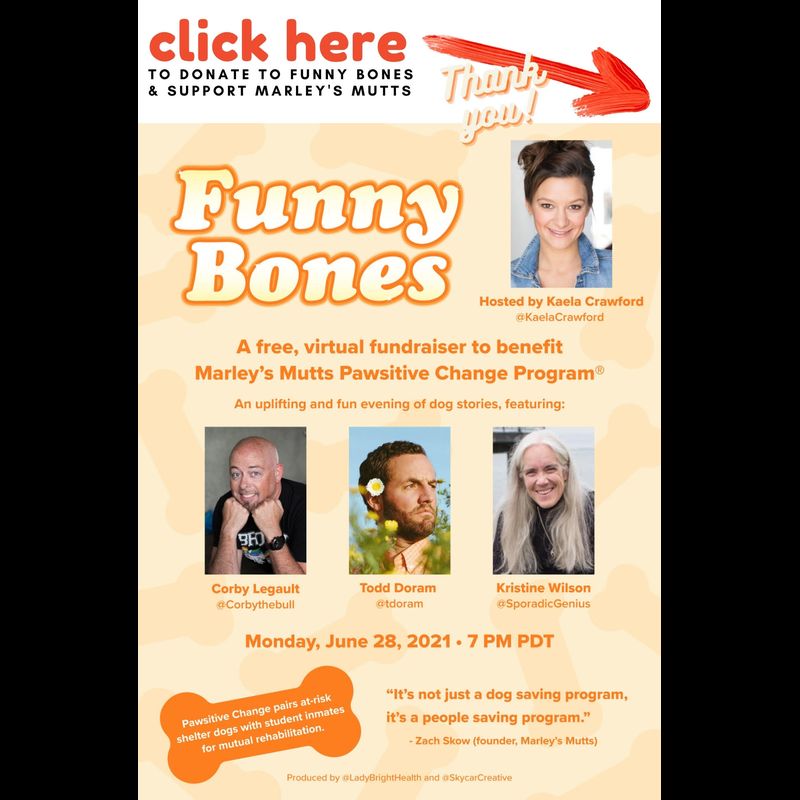 Funny Bones: An Evening of Dog Stories to Benefit The Pawsitive Change Prison Program